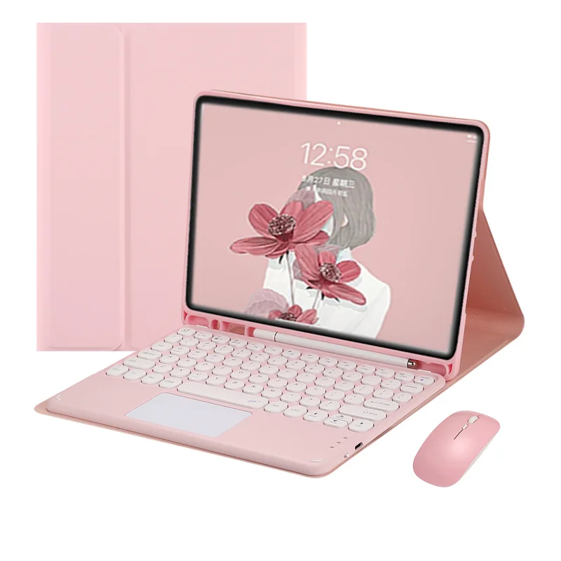 Tastiera Portoghese Bluetooth Magnetica Per Samsung Galaxy Tab A8 2021 Custodia Per Funda Galaxy Tab A8 10.5 Sm-X200 Cover Per Tablet