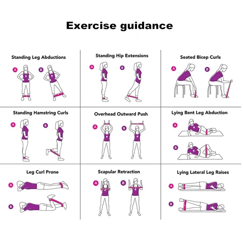 Enhanced Fitness Resistance Bands Set for Home Gym and Outdoor Workouts