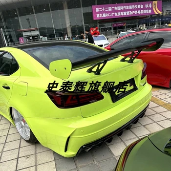 Rear Trunk Lid Boot Spoiler Wings  For Lexus IS250 IS300 IS350 IS F 2006-2013  Sedan GT Style High Quality ABS Glossy black 1