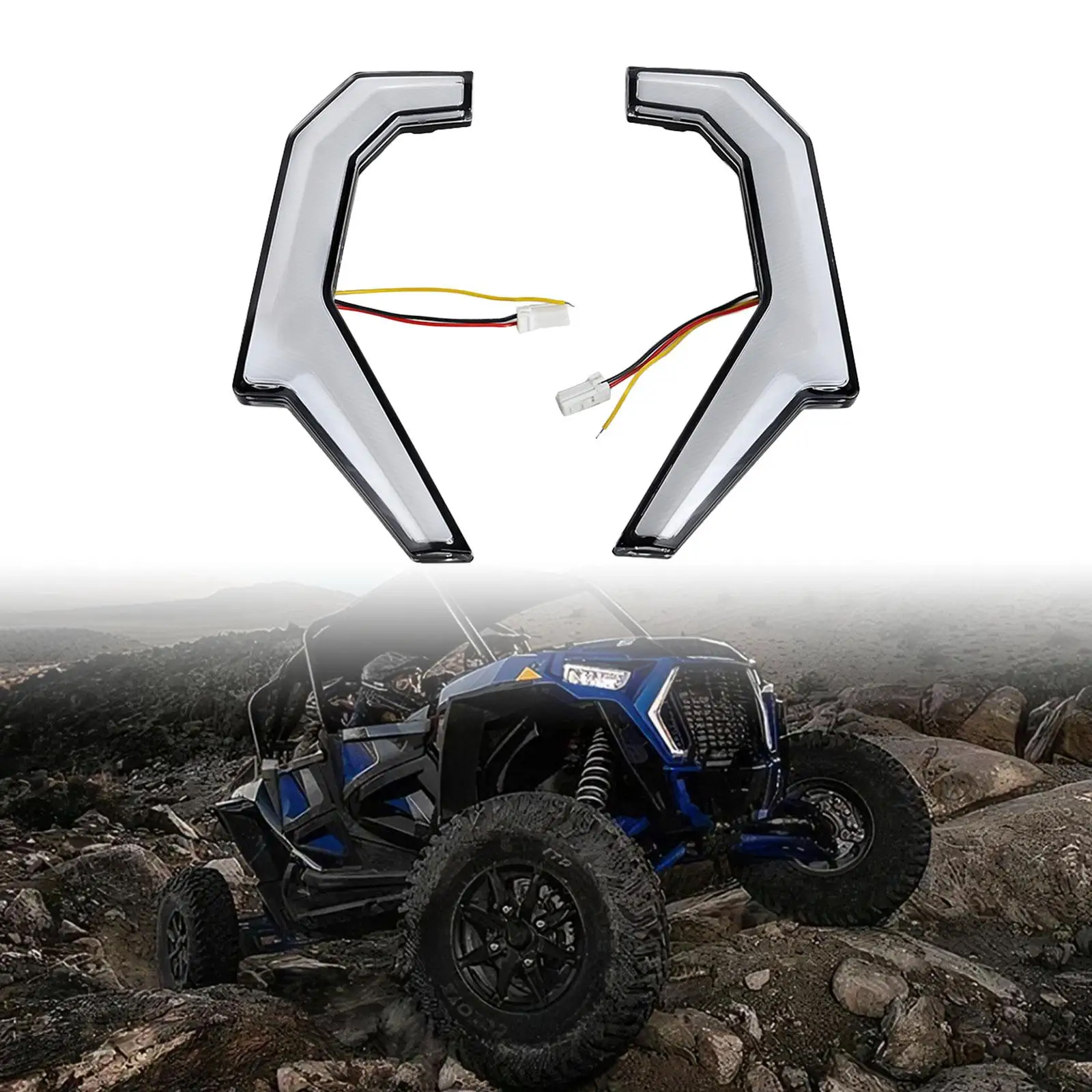 Turn Signal Fang Lights Accessories for Polaris RZR XP 1000 2014 - 2020