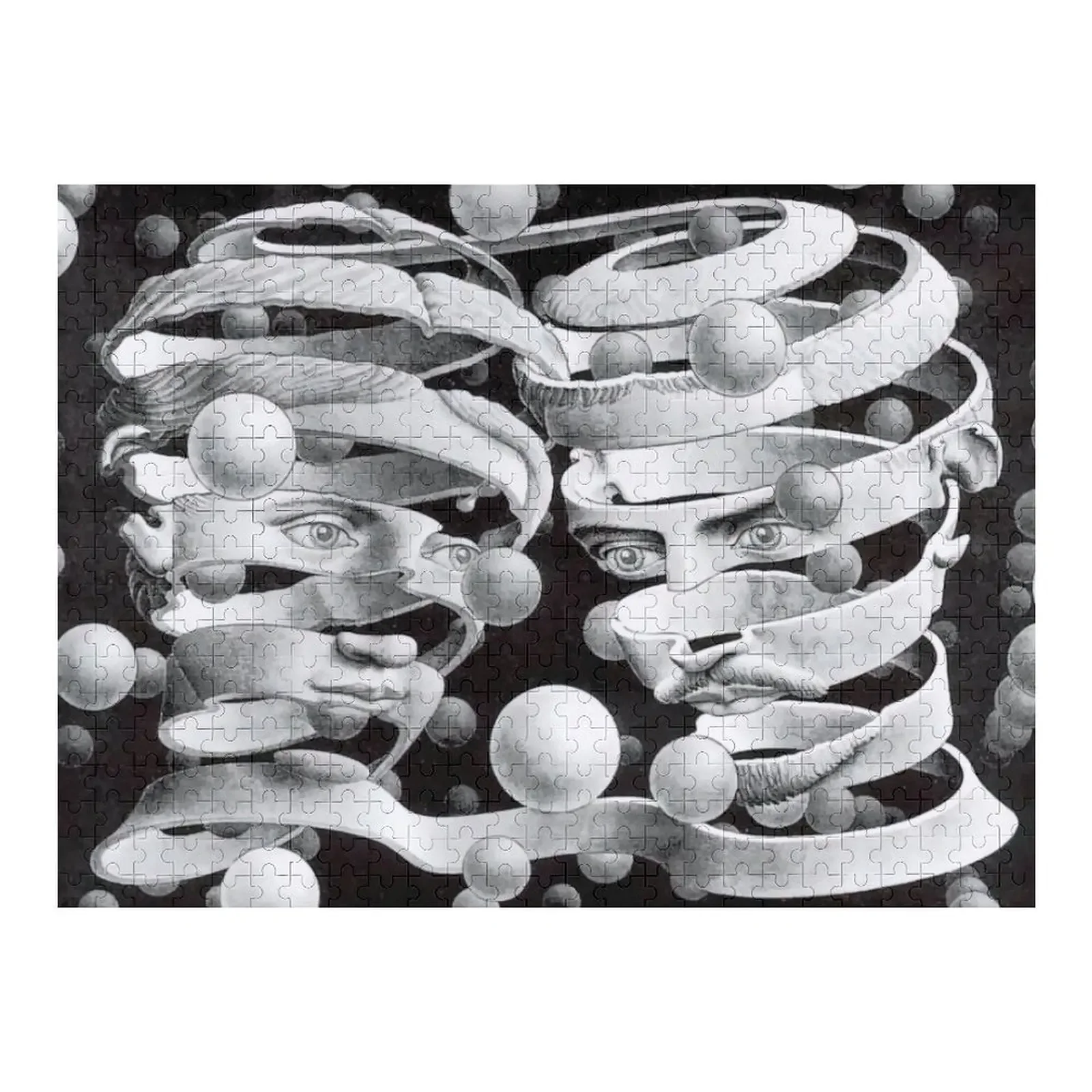 Bond of Union by M.C. Escher Jigsaw Puzzle Game Children Wooden Jigsaws For Adults Puzzle m c escher