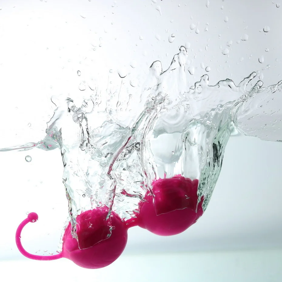 100% Silicone Kegel Balls Smart Love Ball For Vaginal Tight Exercise Machine Vibrators Ben Wa Of Sex Toys Women | - Цена: US $4.34