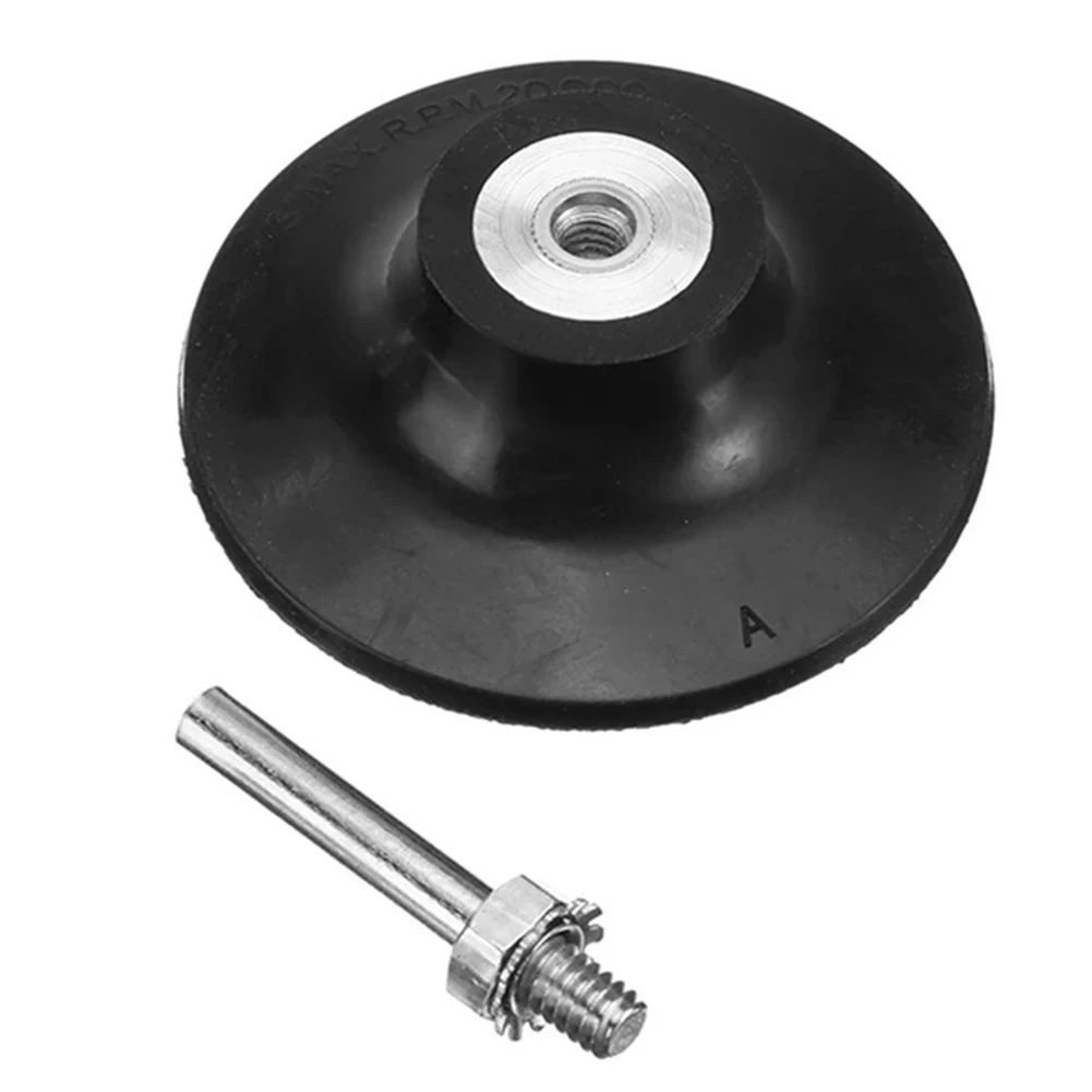 

2pcs 3Inch 75mm Sanding Discs Holder 6mm Round Shank Quick Change Adapter Rotary Pad Holder For Rotary Polishing Abrasive Discs