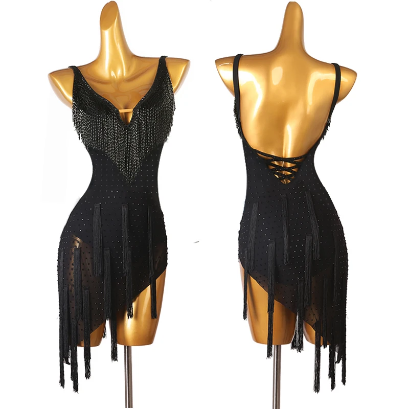 Advanced Latin Dance Standard Competition Regulations Competition Uniform Performance Dress Rumba Chacha Bullfighting New