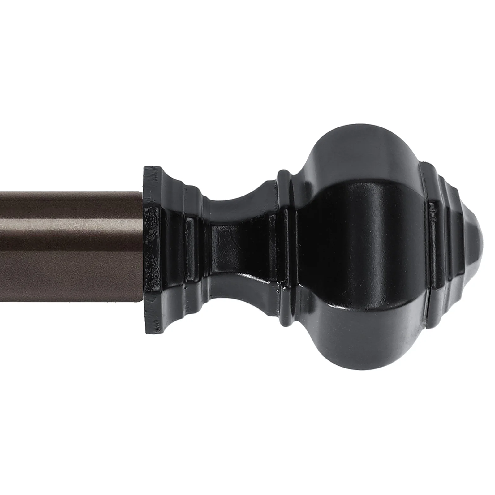 Curtain Rod Ends End Drapery Sash Accessories Finials Head Knob Swivel