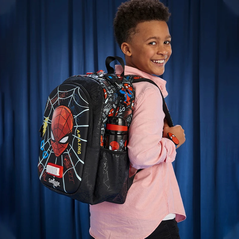 Backpack Set Spider Man Bookbag With Lunch Box Spiderman Backpack