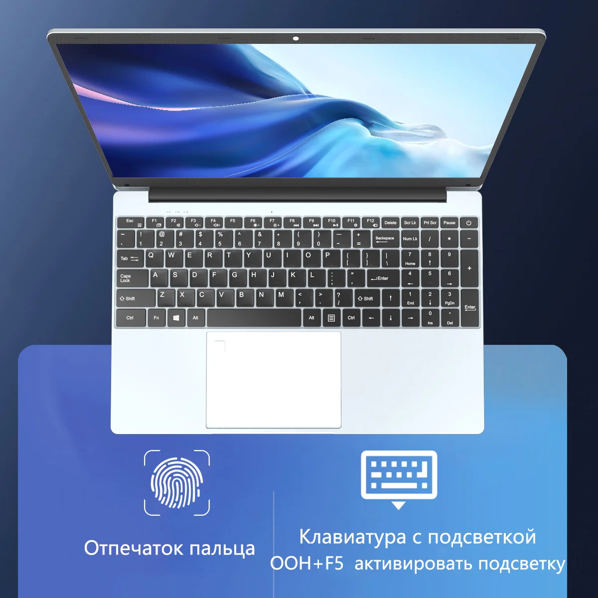 15.6 Inch 16GB Laptop 512GB SSD Windows 11 Notebook Intel