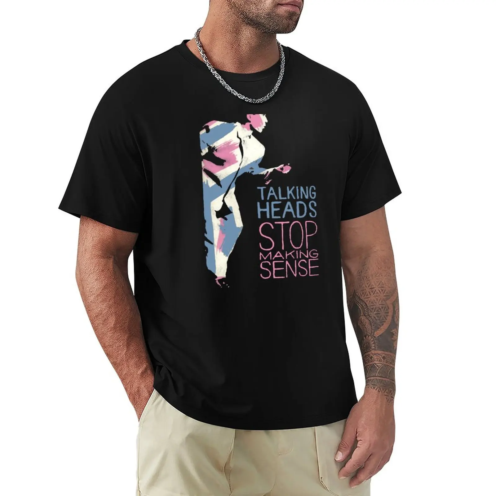 

Talking Heads T-Shirt summer top animal prinfor boys sweat mens graphic t-shirts