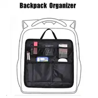 Backpack Insert Storage Bags Travel Organizer Nylon Bag Insert Cosmetic Bag Multi-Pockets Student Backpack Liner Bags Accessorie 1