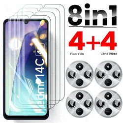 Ultimate 8-in-1 Protection Kit: Camera Glass & Hydrogel Film Screen Protectors for Poco C75 4G (8In1 4Front 4Lens)