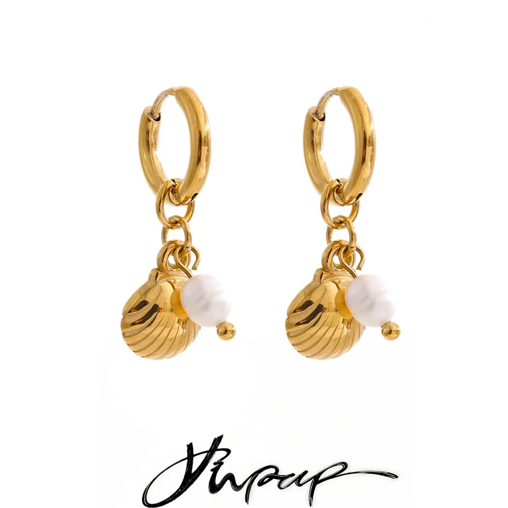 Yhpup Jewelry Hoop Earrings High Quality Daily Accessories