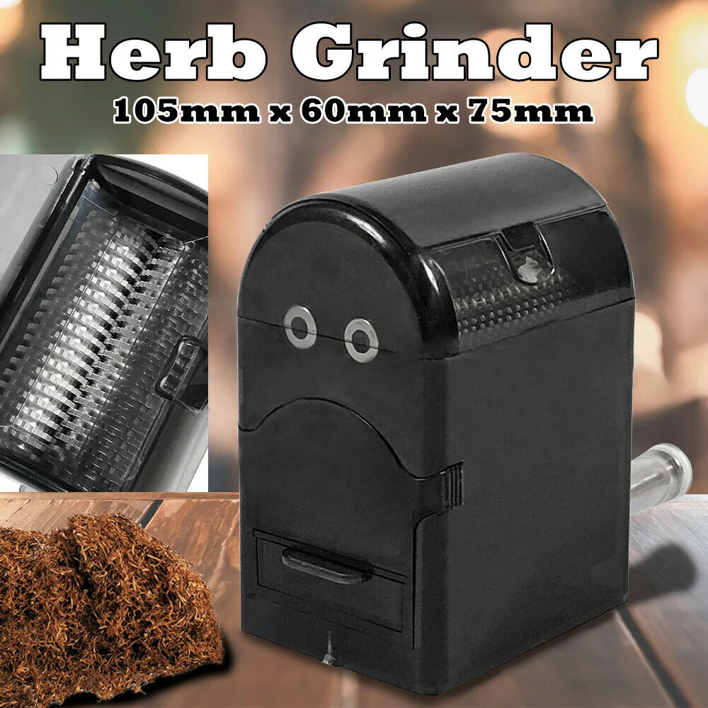 4 Layer Leaf Herbal Herb Tobacco Grinder Plastic Spice Crusher Hand
