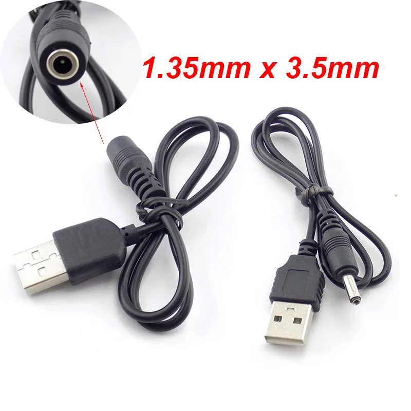

3.5mmx1.35mm Mirco USB Charging Cable Power Supply Adapter Charger DC jack Plug Extension Line ord J17