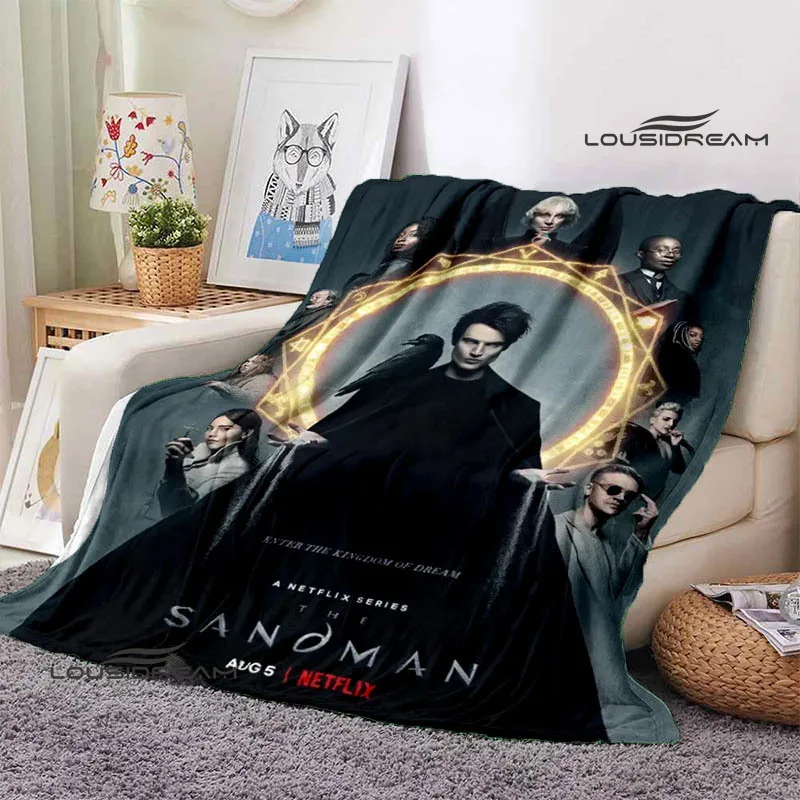 

The Sandman Movie Print Blanket Kids Warm Pretty Flannel Soft Comfort Home Travel Blanket Birthday Gift Bed Blanket Thin Blanket