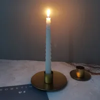 1pcs Candle Holder Metal Candlestick Desktop Decor Wedding Party Festival Candelabra 7*3*2.7cm 10*3*2.7cm Home Suplies 6