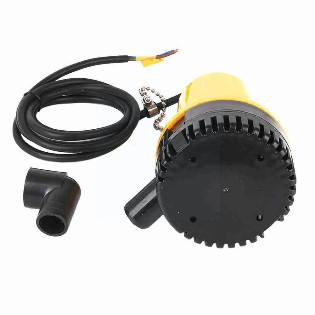 12V Bilge Pump Submersible 1620GPH 6000L/H Clean Dirty Automatic Pool Water Pond Marine Household Bilge Boat Flood Pumping K4L0 bilge pump
