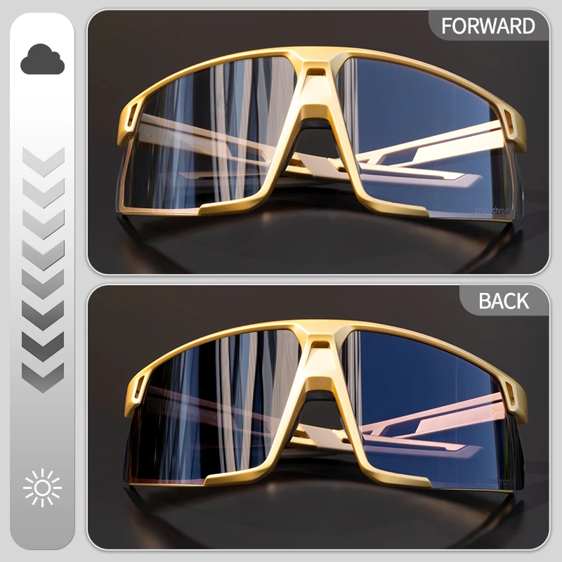 Kapvoe Photochromic Cycling Polarized Sunglasses for Men Women Glasses Driving Cycling Golf Bike Glasses Shades Hiking Eyewear