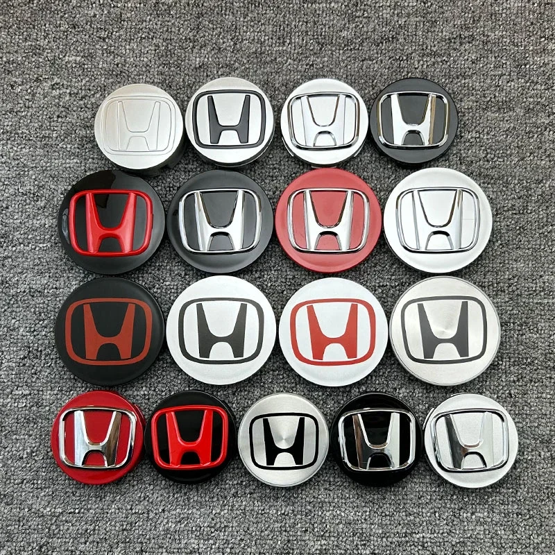 58MM/69MM Car Styling Wheel Center Hub Caps Cover Replacement Accessories For Honda CITY CIVIC Mugen Pilot Type R Type S Insight wheel center caps