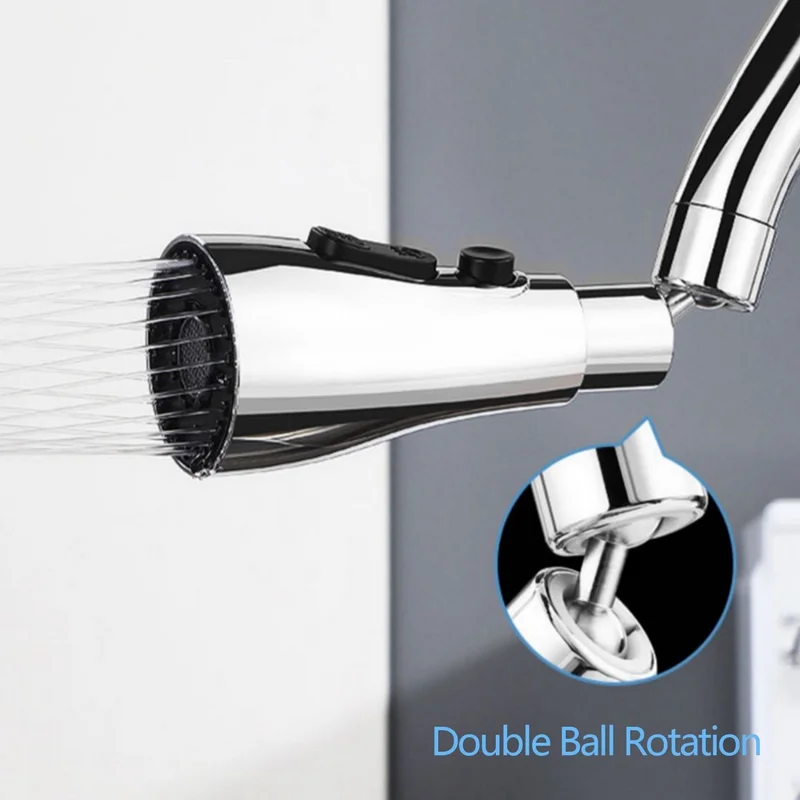 Kitchen Faucet Aerator 3 Modes Splash-Proof Bubbler Replaceable Water Tap Sink Mixer Tap Sprayer Head Filtered Water faucet aerator sink faucet kitchen faucet