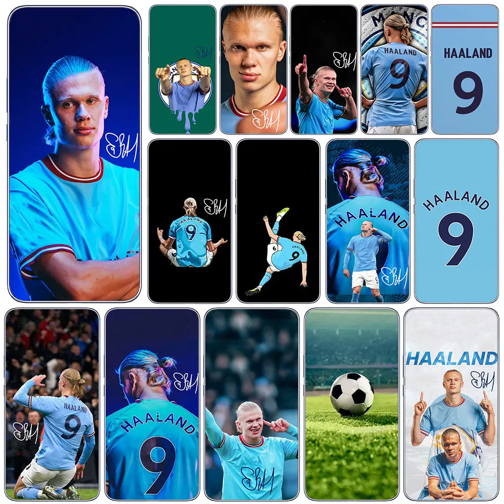 King Soccer Star H-Haalands Superstar No 9 Custodia Per Telefono Per Samsung Galaxy A04 A14 A23 A34 A54 M23 M33 M52 M53 M30S M31 M51 M21