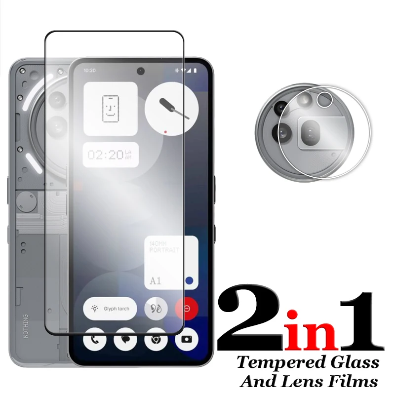 Premium 6-in-1 Tempered Glass Screen Protector with 2.5D Full Cover Glue