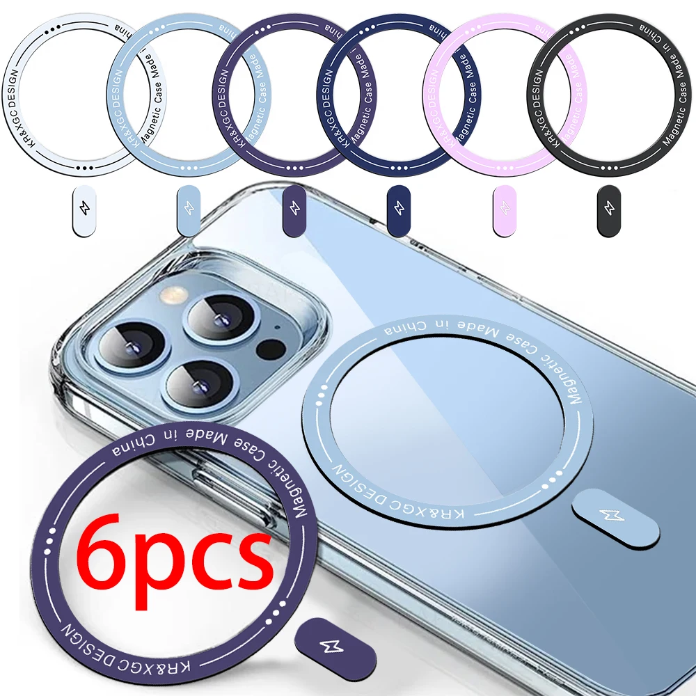 Universal Metal Plate Ring For Magsafe Wireless Magnetic Charger Iron Sheet Sticker Magnet Phone Holder For IPhone 12 13 14 15 metal plate ring,metal rings sticker