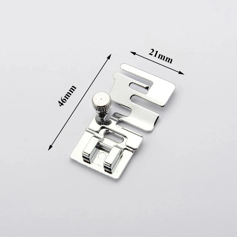 Metal Sewing Foot Presser for Elastic Fabric and Bands