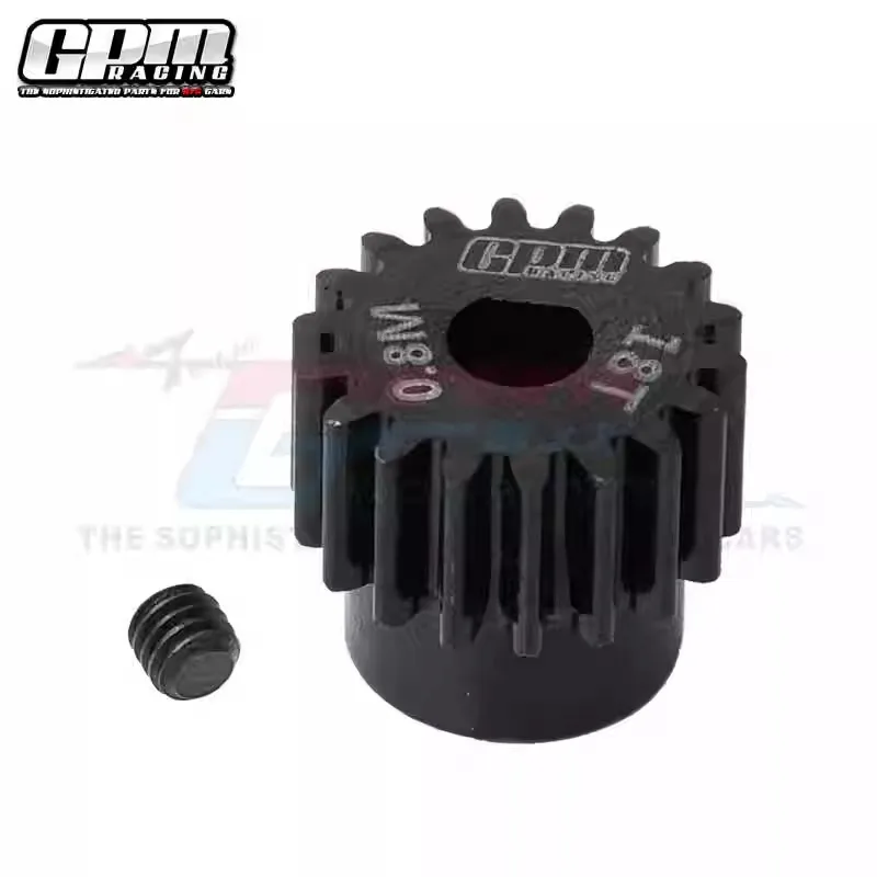 Pignon Moteur RC Acier Chromé 15T-19T 32P/0.8M 5mm