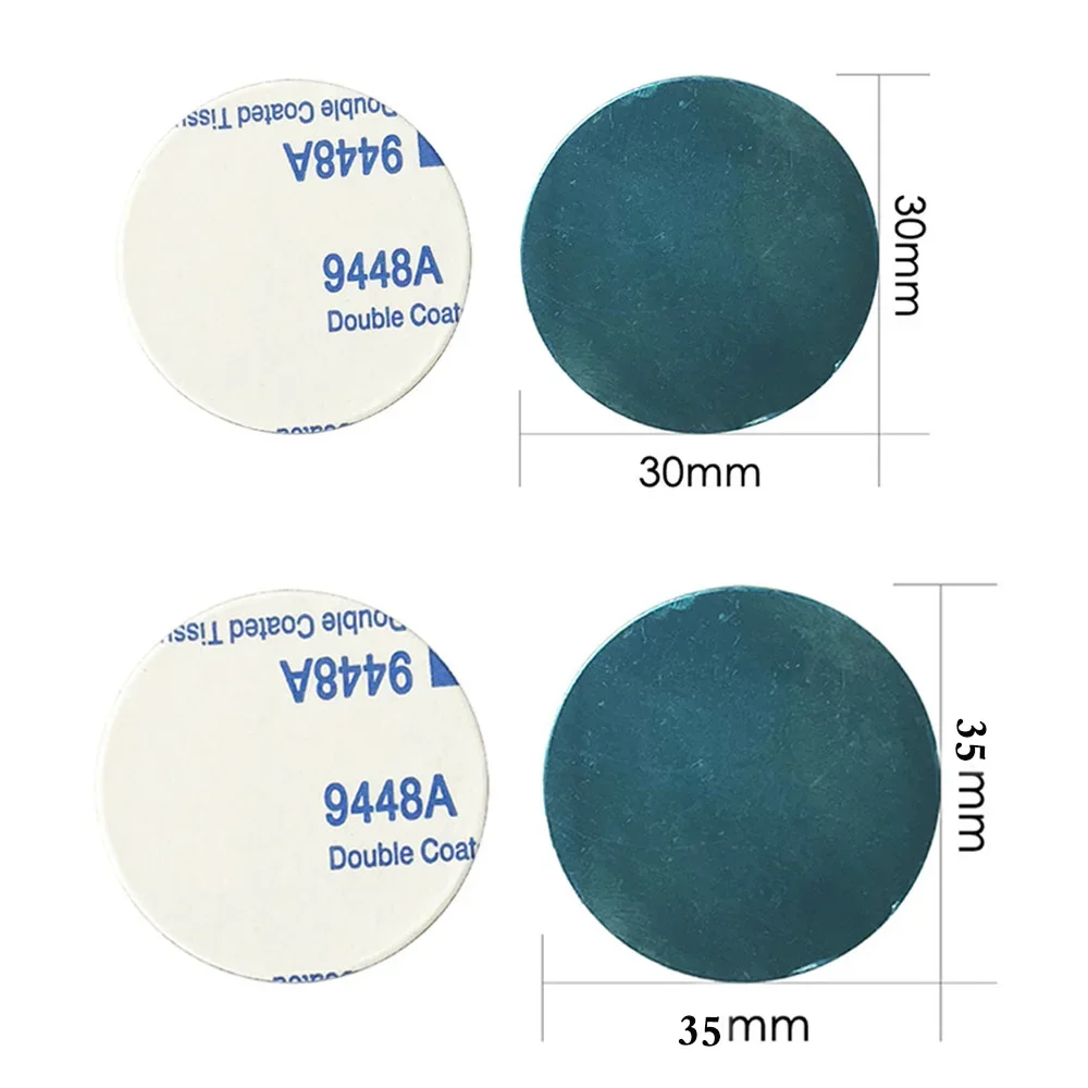 Iron Sheet Sticker Metal Plate for Magnetic Car Phone Holder 1/3/5PCS Self-adhesive Magnet Mobile Phone Stand Mount For iPhone