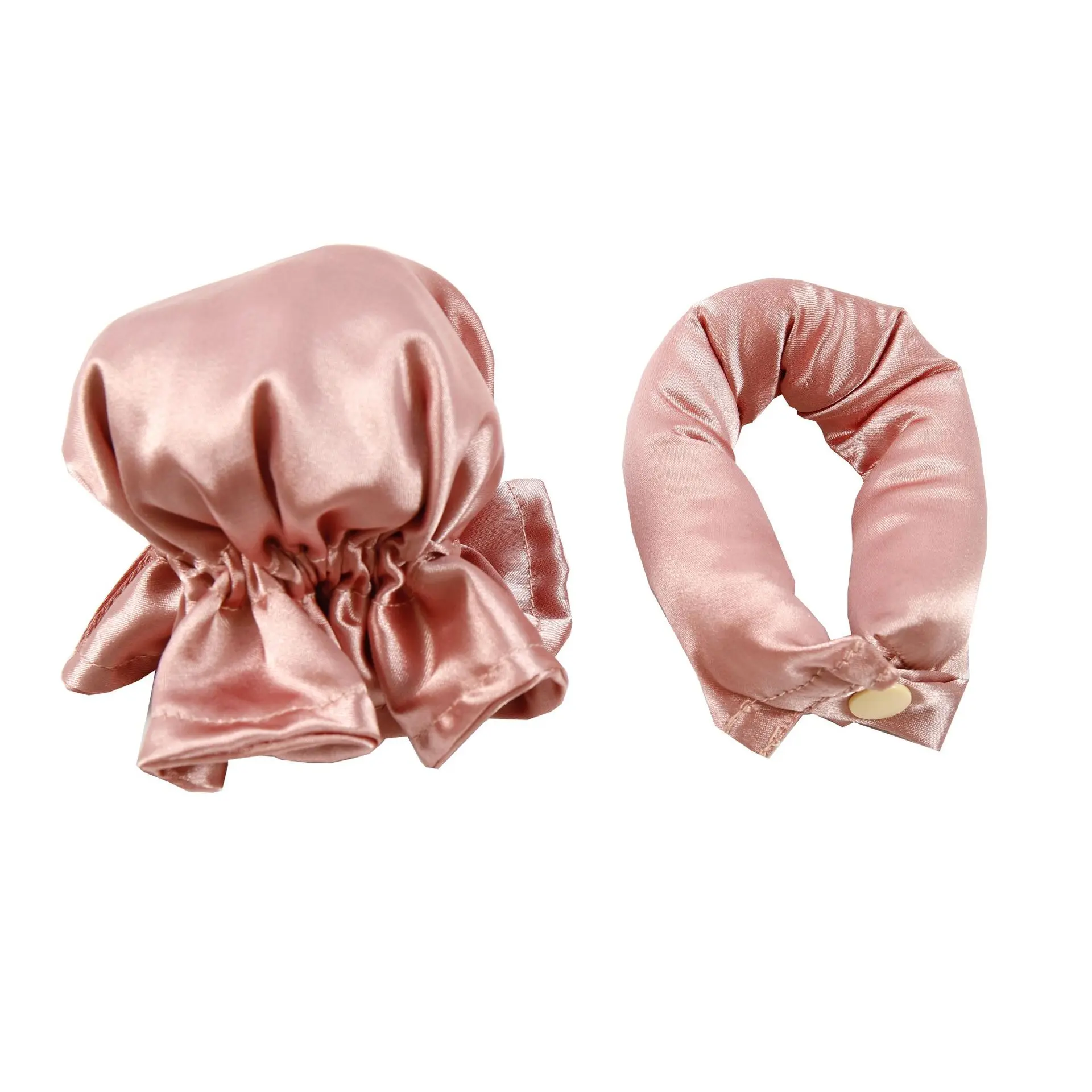 2Pcs Set 1005006227955260 Cover Set Soft Hair Rollers Sleeping Headband Curling No Heat Hair Styling Tool