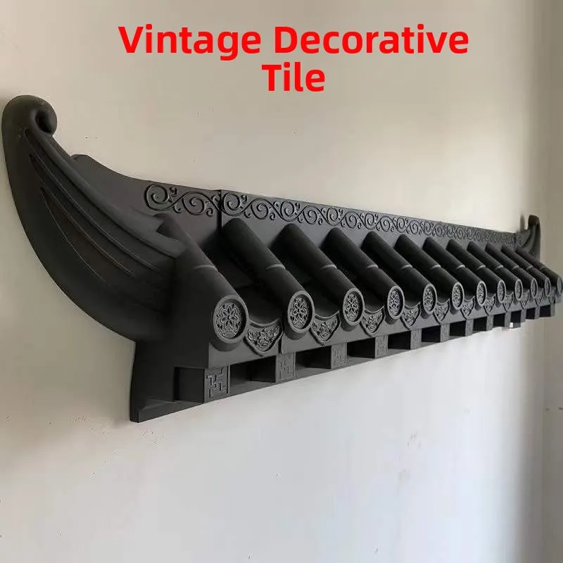 Creative Chinese Sle Wall Decoration Tiles Roof Tile Wall Decorations No Frame Required Antique Look House Eave Decor