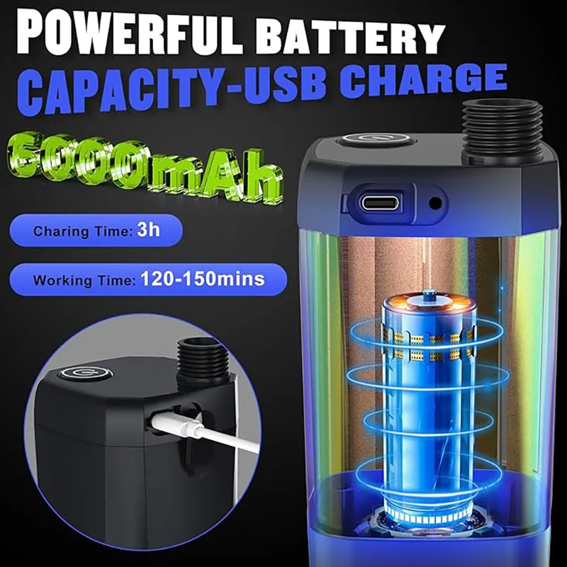 Rechargeable Portable Camping Shower 2