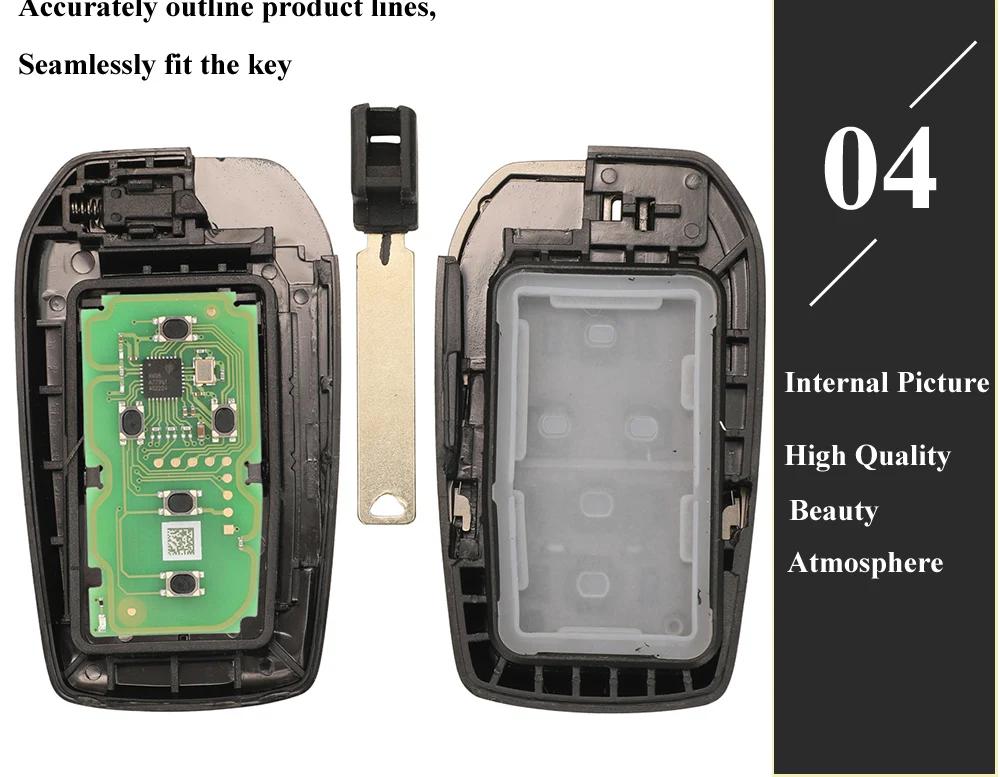 Keyforkess XSTO20EN XM38 Smart Keyless PCB FEN T.T 5 pulsanti guscio chiave per Toyota TOY-T Universal Smart Key Fit Lexus 4A 8A 4D - S5286724501184b06a62d8d5a890ef64bb