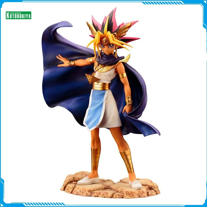 

In Stock Kotobukiya ARTFX J Duel Monsters Dark Yugi Original Anime Figure Model Toys for Boys Action Figure Collection Doll Pvc
