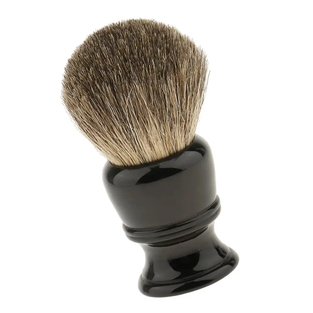 Luxury Pure Badger Hair Shaving Brush Salon Shave Tool Resin Handle