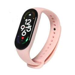 High-Quality Silicone Replacement Strap - Mi band 3 (Retro rose 24)