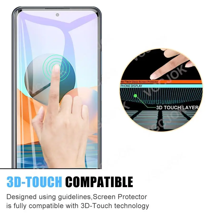 9D Protective Glass For Xiaomi Redmi 10 11 Prime 10A 10C Tempered Screen Protector Note 10T 10S 11T 11S 11SE 11E Pro Glass Film