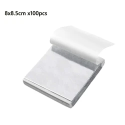 Waxed Cotton Candle Wicks Set with Stand - Smokeless Candle Making Essentials (Silver 100pcs)