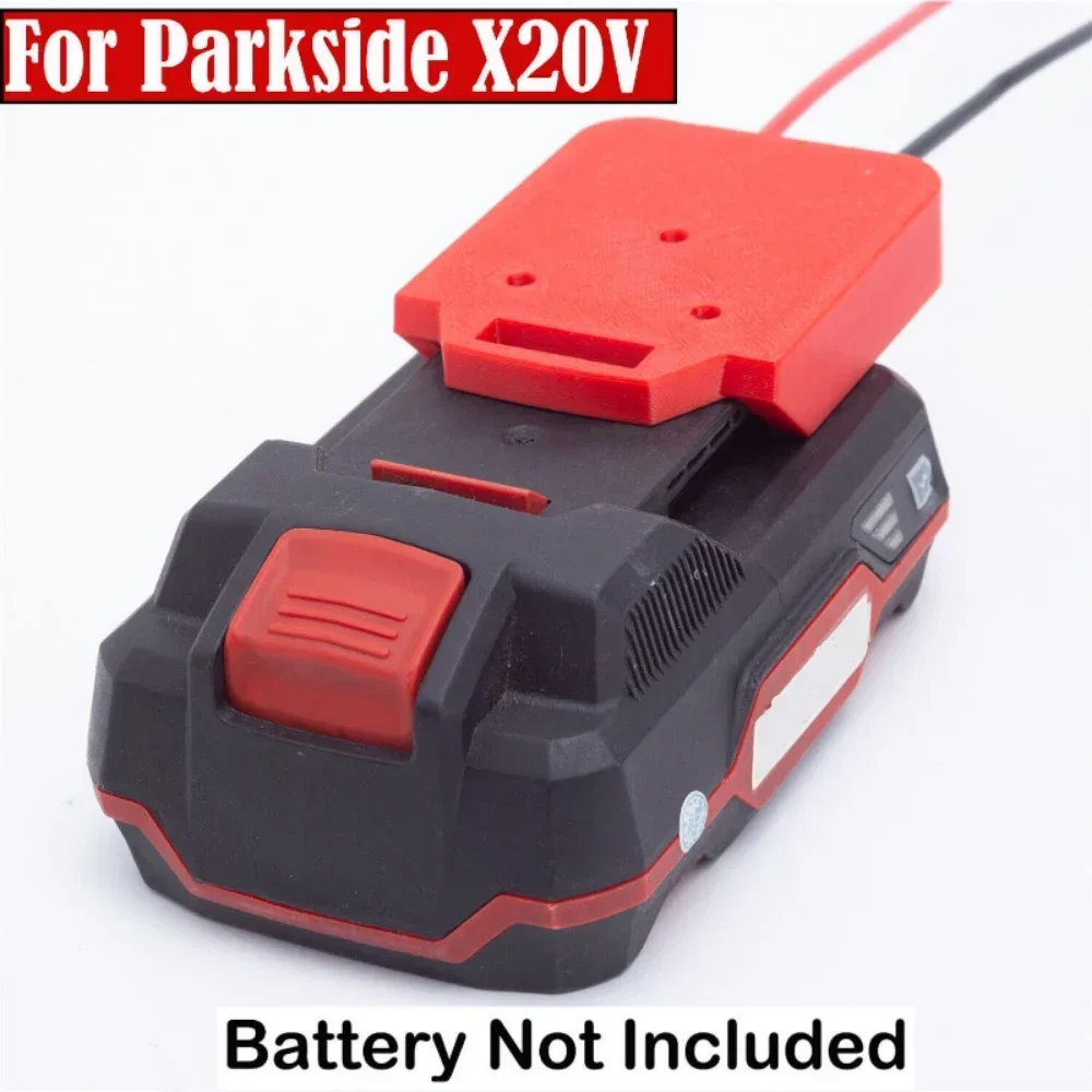 Power Wheels Adapter for Parkside Lidl X20V Team Lithium-ion Battery Connector 12AWG 14AWG DIY adapter