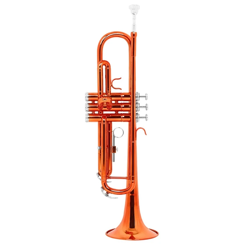 ABJX New LADE Brass Western Musical Instrument Trumpet Brass B Flat Trumpet Student Beginners Play