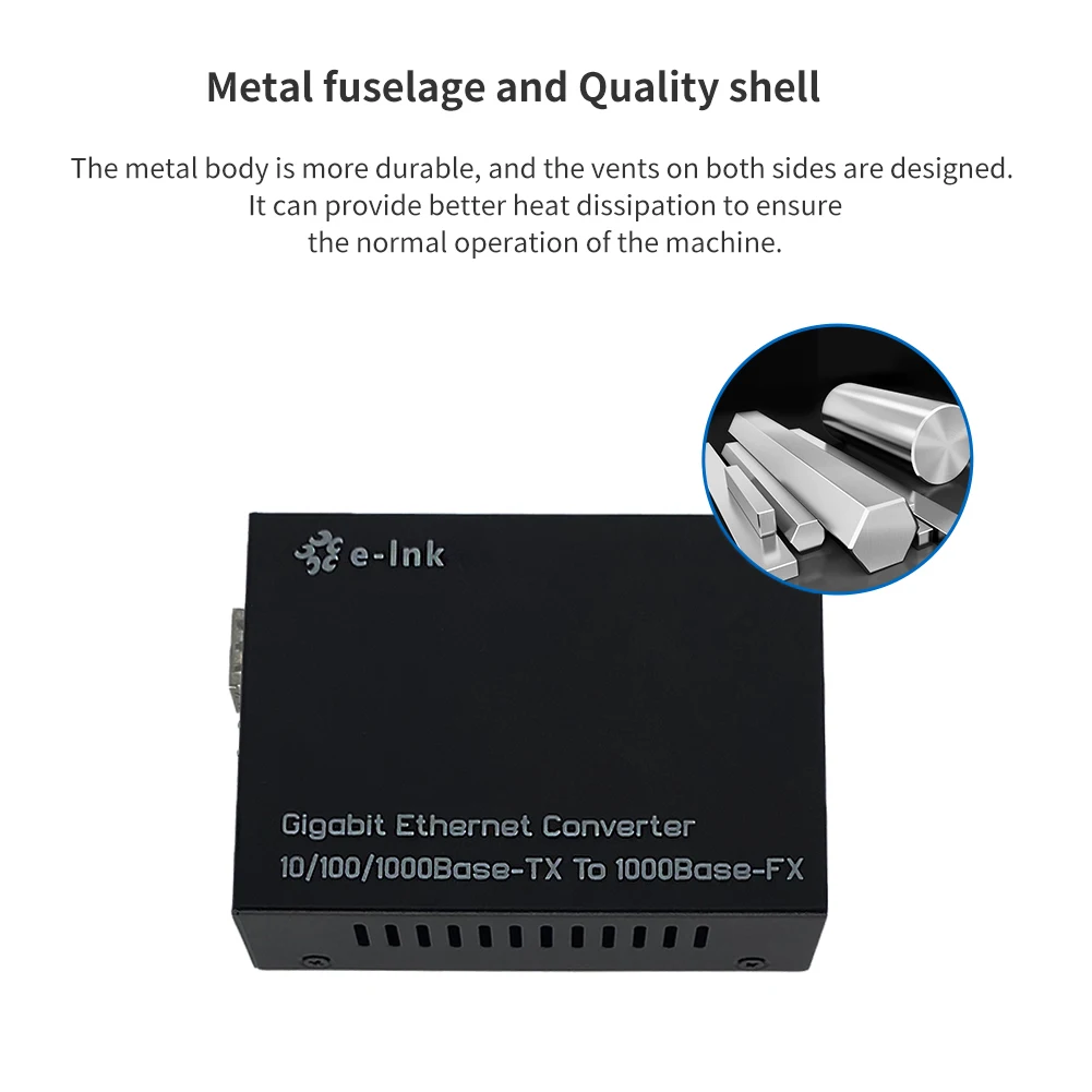 Gigabit Ethernet (PoE) Media Converter With SFP 10/100/1000Mbps RJ45 to Fiber SFP Port Optical Transceiver