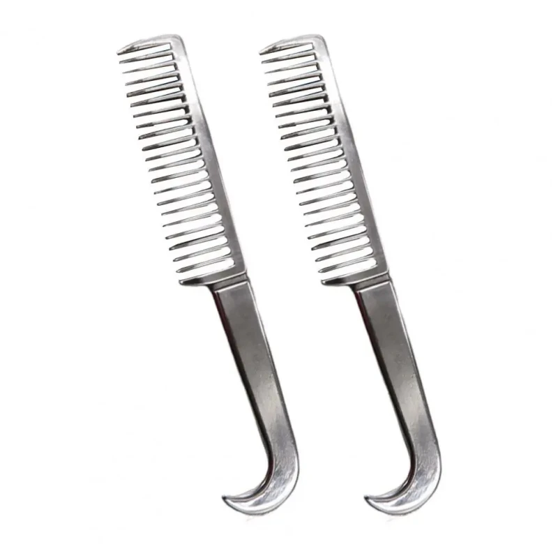Horse Comb Grooming Metal Mane Tail Pulling Cleaning Tool Horse grooming tool horse grooming comb