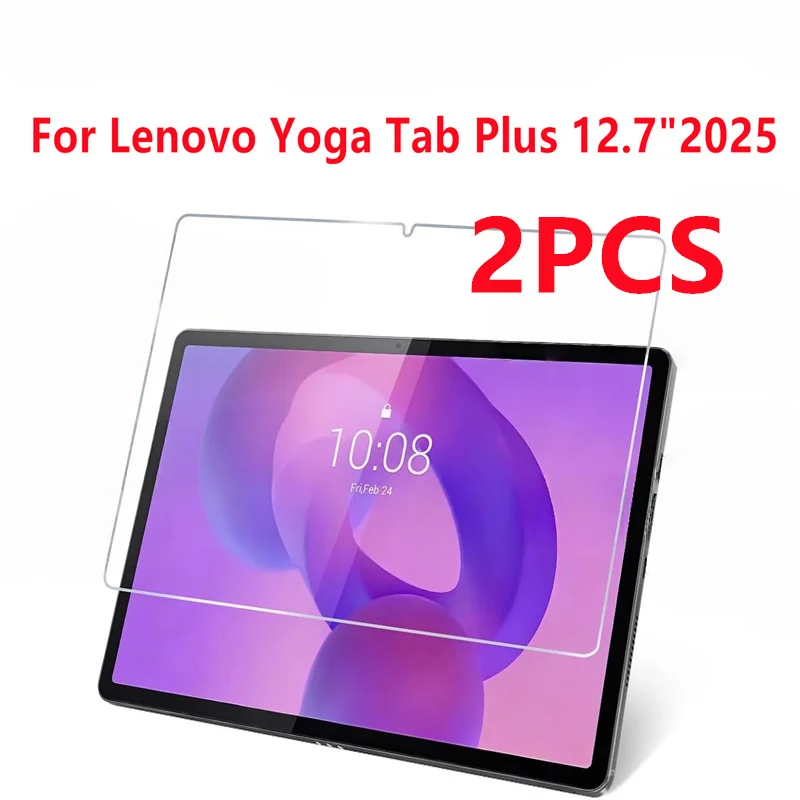 Premium 9H Tempered Glass Screen Protector for 12.7-Inch Tablets - 2 Pack, Anti-Scratch Protective Film