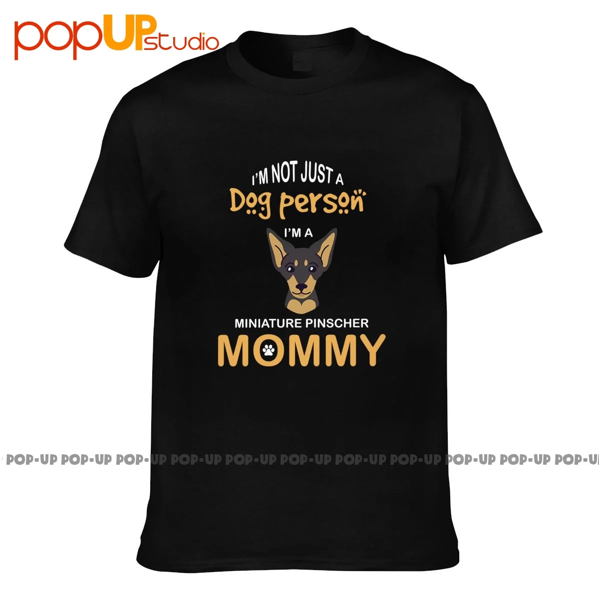 Miniature Pinscher Min Pin Mom Dog Mommy T-Shirt Tee Shirt Pop Trend Harajuku Best Seller