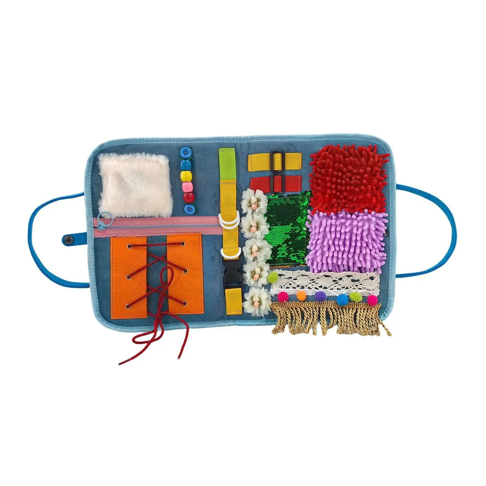 Fidget Blanket Educational Learning Gift for Elderly Dementia Nursing Homes
