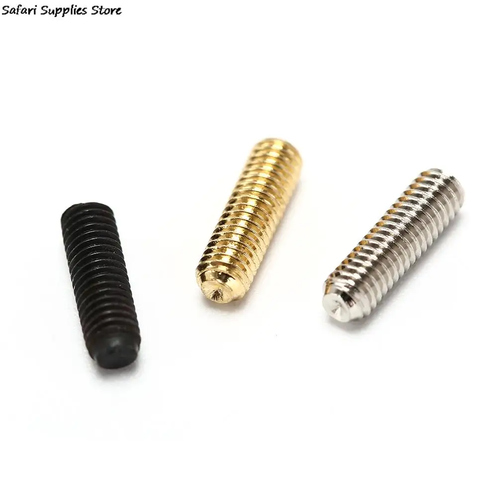 12PCS/PACK Electric Bass Guitar Bridge Saddles Hexagon Screws tremolo electric guitar bass Tremolo Bridge Hex Screws