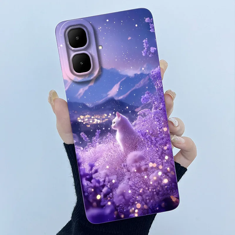 Fashion Simplicity Oil Painting Soft Silicone Phone Case Back Shell Cover