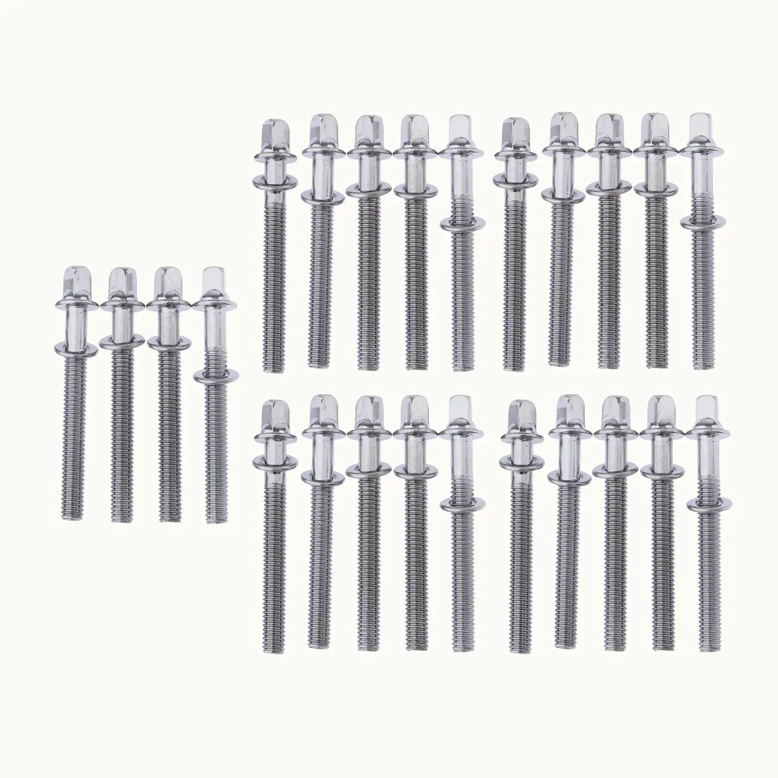 Drum Screws Drum Tension Rods Screw Rod Percussion 24 Pieces drum accessories