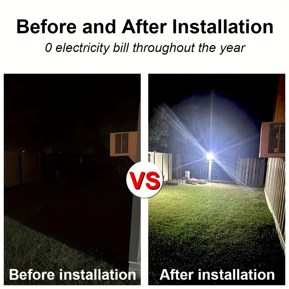 New Solar Lights Outdoor Wall Lamp PIR Motion Sensor 100LED Solar Powered Sunlight Street Light for Garden Courtyard