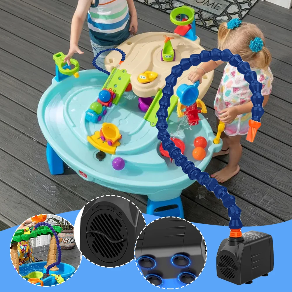 Automatic Water Supply Accessories Water Table for Toddlers Powerful Pump for Water Play Table Water Game Toys for Kids 5